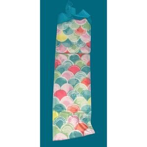 Thirty One Perfect Bottle Thermal Bag Rainbow Scallop Wine Bag Mermaid Beach New